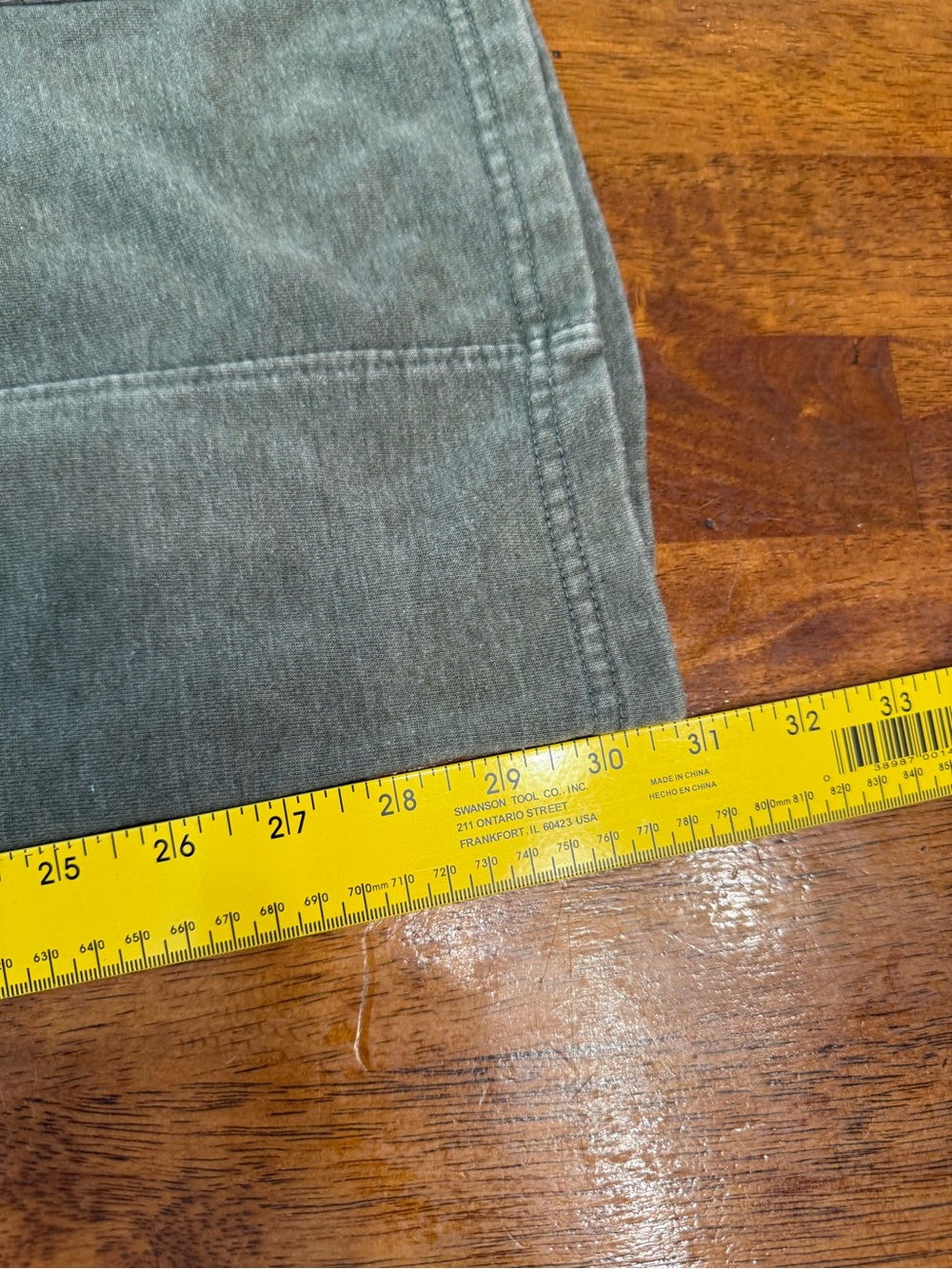 Rae Mode Mineral Wash Wide Leg Lounge Pants Olive Green Pintuck Seam L - Picture 6 of 9